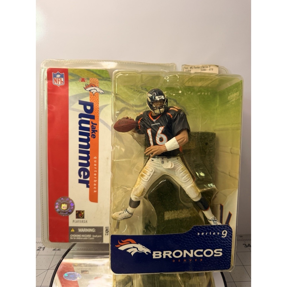 McFarlane NFL Series 9 Jake Plummer Denver Broncos Blue Jersey Action Figure